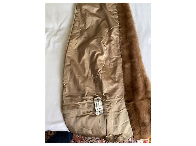 Autre Marque Stola in visone beige 1,80m - vista 2