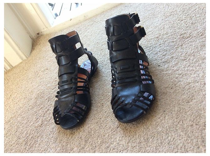 Givenchy Gladiatorensandalen Schwarz - Ansicht 7