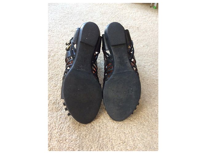 Givenchy Gladiatorensandalen Schwarz - Ansicht 9