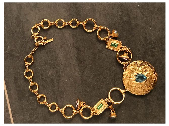 Collana Balenciaga Oro Metallo D'oro - vista 4
