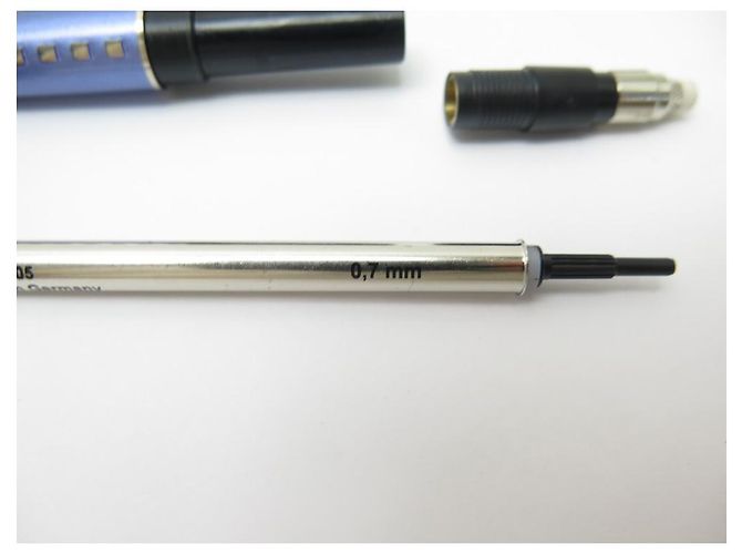 NEUER LOUIS VUITTON MINING STIFT 7 MM IN BLAUEM METALL NEUER KRITERIUM STIFT - Ansicht 10