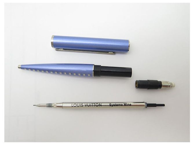 NEUER LOUIS VUITTON MINING STIFT 7 MM IN BLAUEM METALL NEUER KRITERIUM STIFT - Ansicht 9