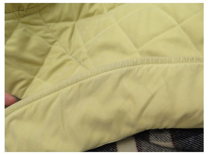 Hermès HERMES COAT WITH LARGE M QUILTED 46 YELLOW POLYESTER DOWN COAT JACKET - view 17