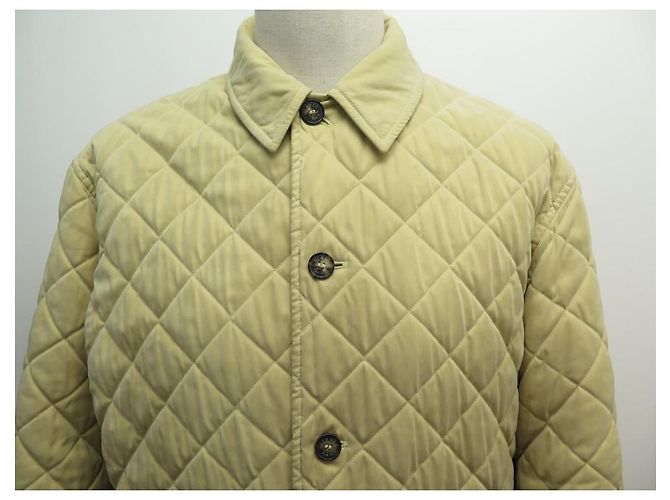 Hermès HERMES COAT WITH LARGE M QUILTED 46 YELLOW POLYESTER DOWN COAT JACKET - view 2