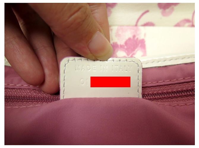 BORSA A MANO NEW CHRISTIAN DIOR SADDLE IN TELA BIANCA ROSA - vista 15