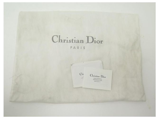 BORSA A MANO NEW CHRISTIAN DIOR SADDLE IN TELA BIANCA ROSA - vista 22