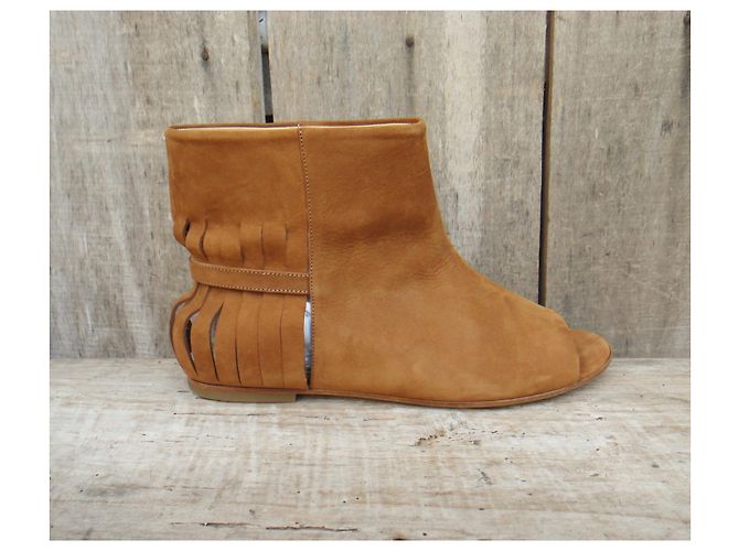 Stivali open toe Maison Martin Margiela MM22 P 38,5 Marrone chiaro - vista 2