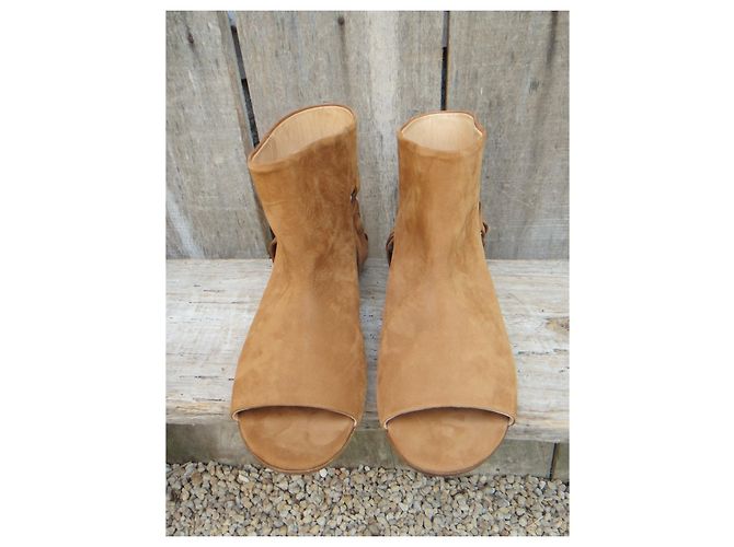 Stivali open toe Maison Martin Margiela MM22 P 38,5 Marrone chiaro - vista 4