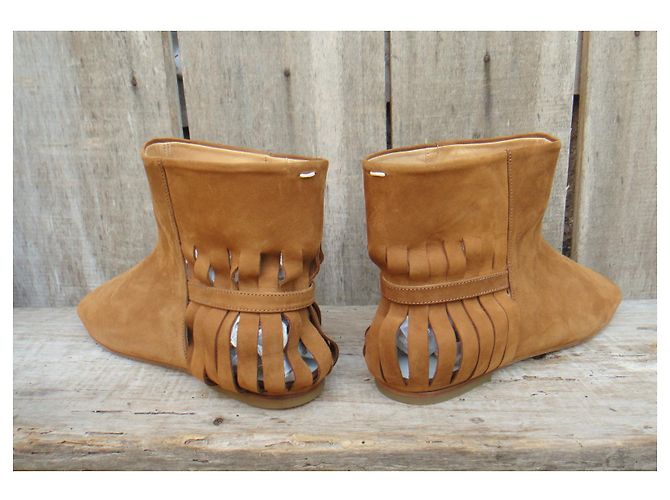Stivali open toe Maison Martin Margiela MM22 P 38,5 Marrone chiaro - vista 5