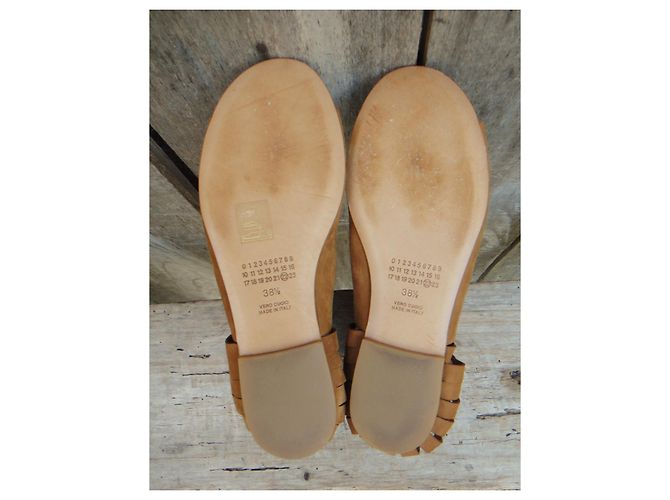 Stivali open toe Maison Martin Margiela MM22 P 38,5 Marrone chiaro - vista 7