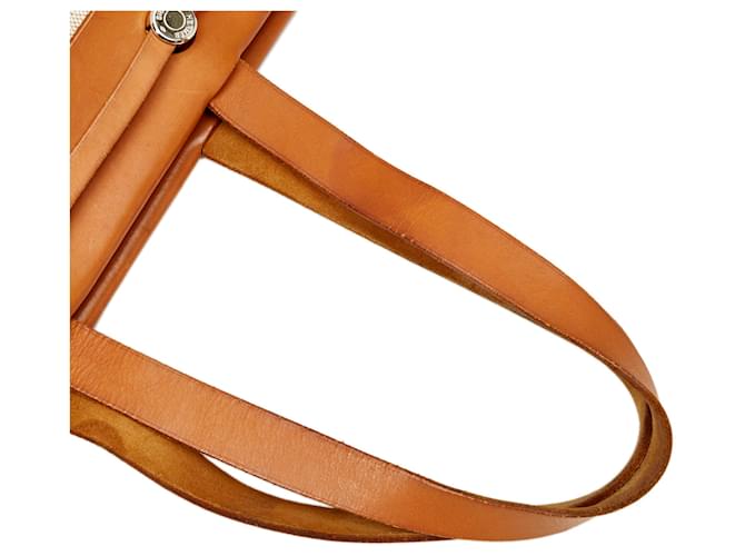 Hermès Hermes Brown Herbag Cabas MM Marrone Beige - vista 9