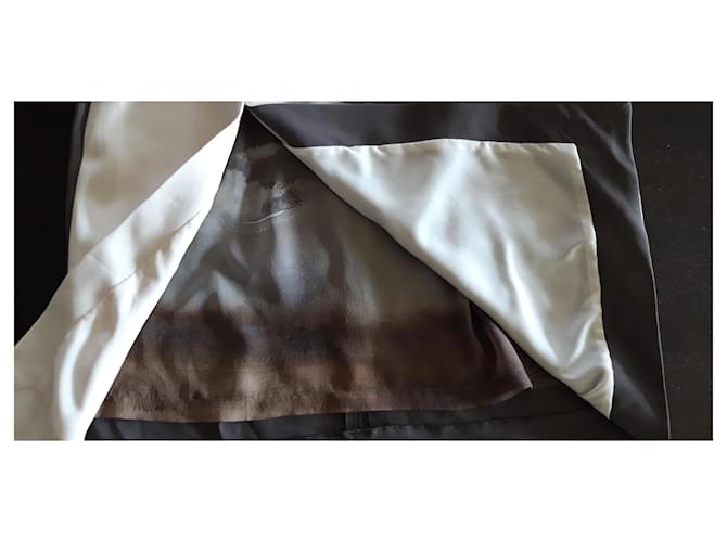 Autre Marque D. gemustertes Stretch-Patchwork-Kleid aus Cady Mehrfarben - Ansicht 3
