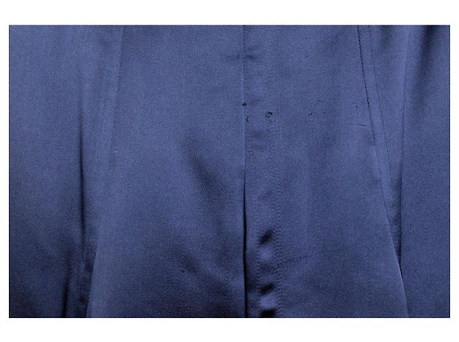 FALDA PRADA SATIN CHINOISE. Azul marino - vista 2