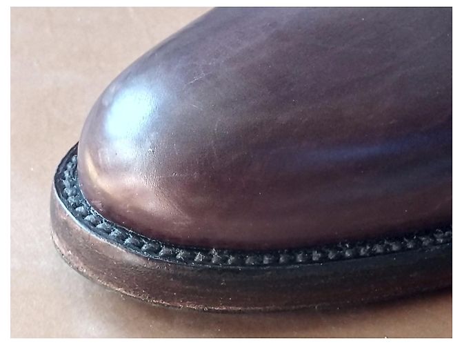 Botas de montar Sartore de piel marrón 36 Castaño - vista 5