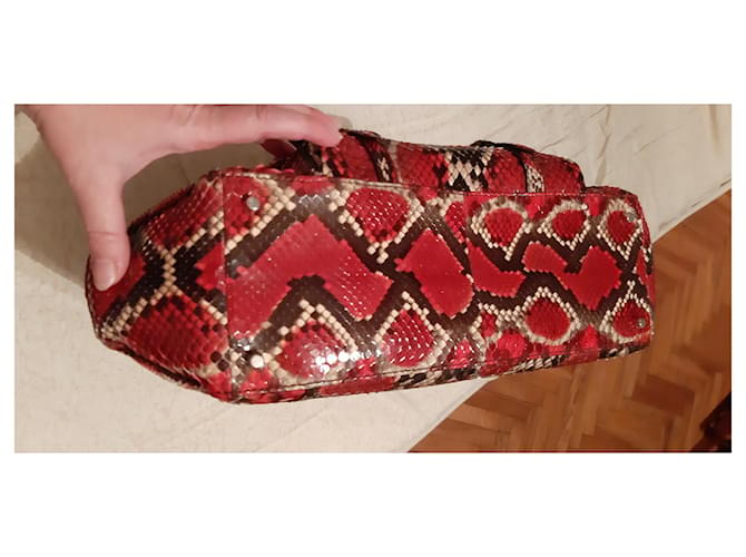 Sac à main Alexander Mcqueen en python Multicolore - vue 11