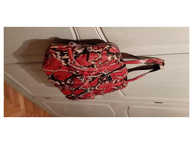 Sac à main Alexander Mcqueen en python Multicolore - vue 18