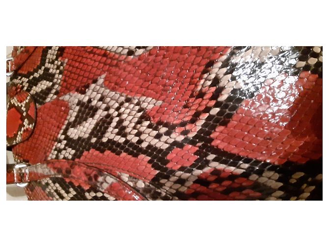 Sac à main Alexander Mcqueen en python Multicolore - vue 21