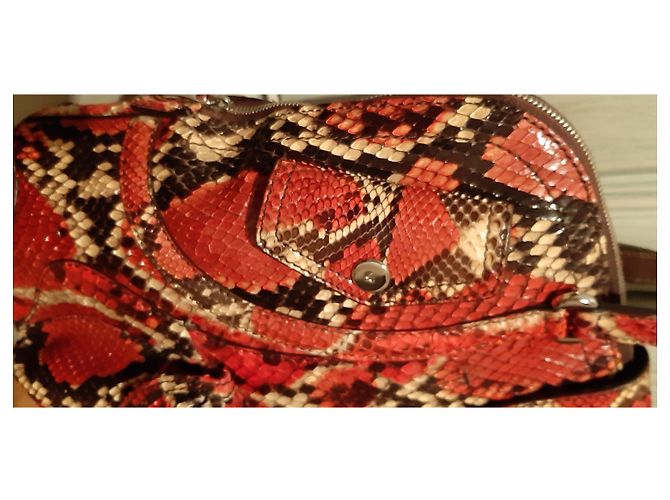 Sac à main Alexander Mcqueen en python Multicolore - vue 29