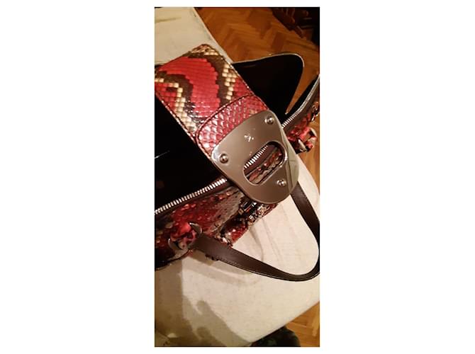Sac à main Alexander Mcqueen en python Multicolore - vue 3