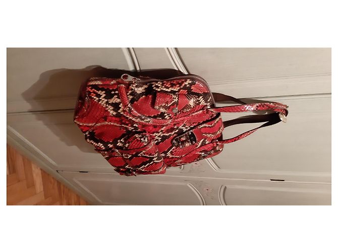 Sac à main Alexander Mcqueen en python Multicolore - vue 33