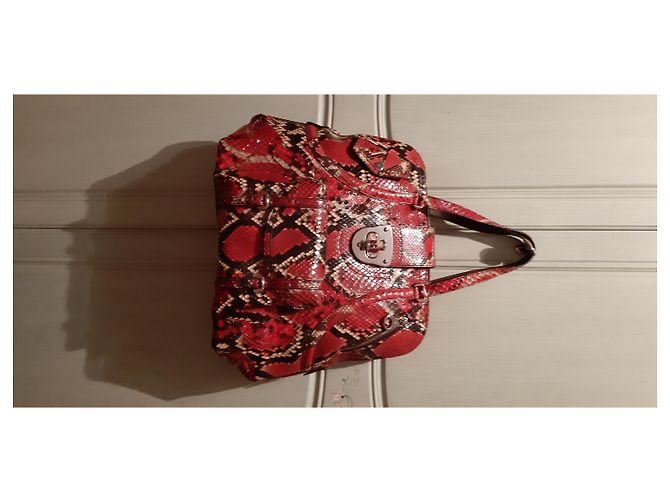 Sac à main Alexander Mcqueen en python Multicolore - vue 35