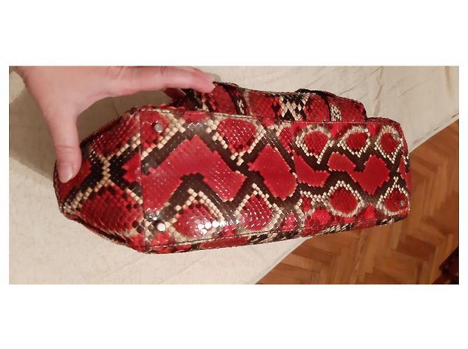 Sac à main Alexander Mcqueen en python Multicolore - vue 41