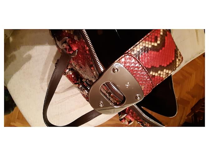 Sac à main Alexander Mcqueen en python Multicolore - vue 8