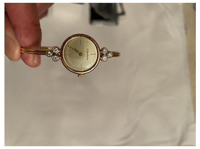 Autre Marque Orologio da donna in oro e diamanti Gold hardware - vista 3