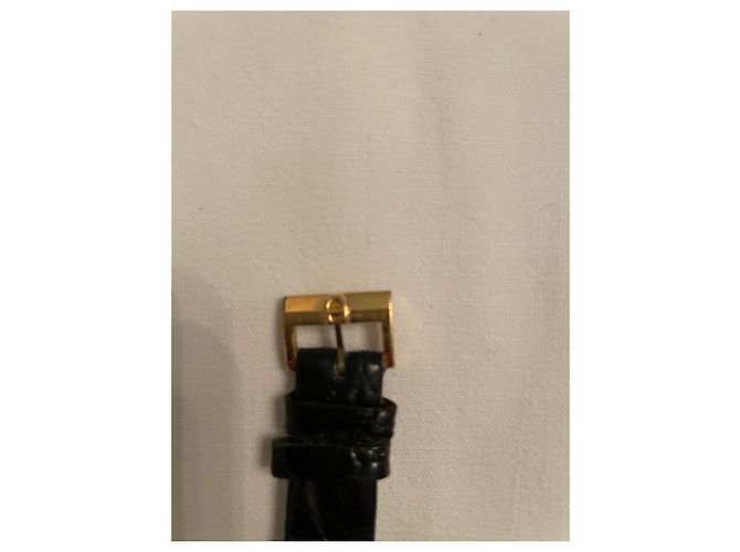 Reloj Lip Hombre Oro Electrónico Correa Negra Gold hardware - vista 3