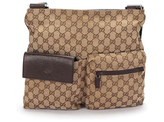 Borsa a tracolla Gucci GG Canvas Sherry Line - vista 2