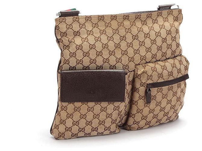 Borsa a tracolla Gucci GG Canvas Sherry Line - vista 3