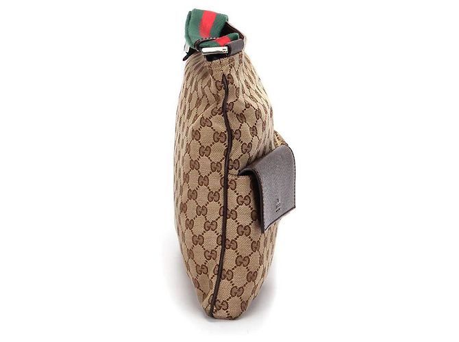 Borsa a tracolla Gucci GG Canvas Sherry Line - vista 4