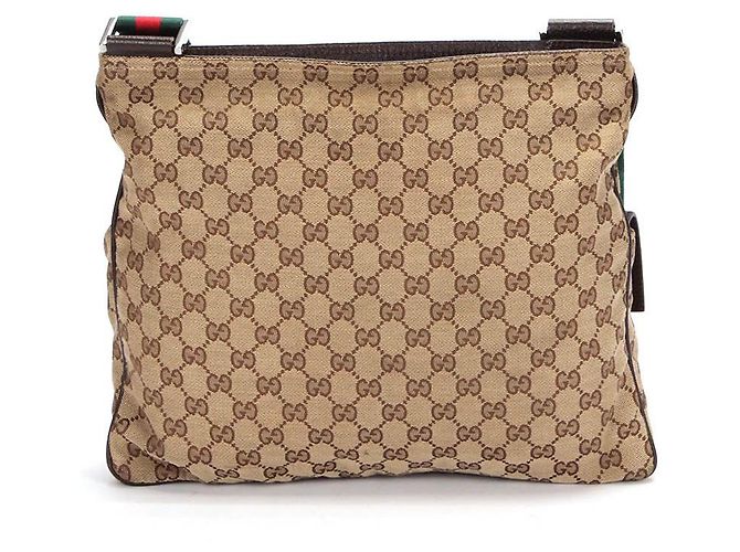 Borsa a tracolla Gucci GG Canvas Sherry Line - vista 5