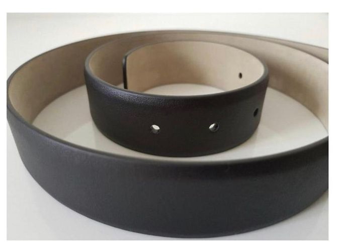 Chanel Men's Belt / calf leather / Size 95 / NEVER SERVED Black - view 5
