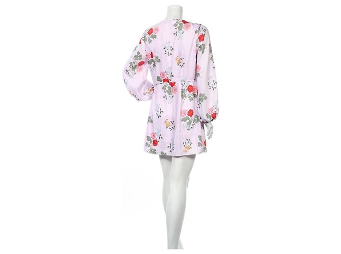 Autre Marque Keepsake Wickelkleid mit Blumenmuster in Rosa Pink - Ansicht 2