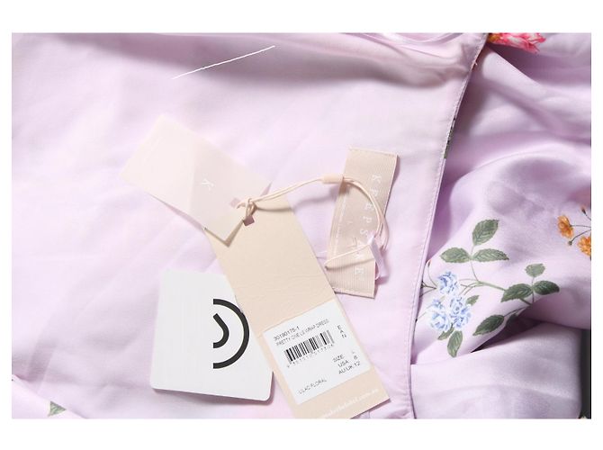 Autre Marque Keepsake Wickelkleid mit Blumenmuster in Rosa Pink - Ansicht 3