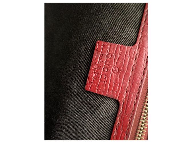 Borsa Gucci Bamboo Bullet Tom Ford Rosso - vista 4