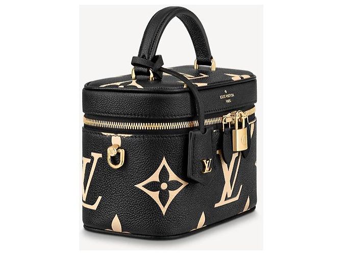 Louis Vuitton Monogram Empreinte Giant Vanity PM Pelle Nera Nero - vista 3