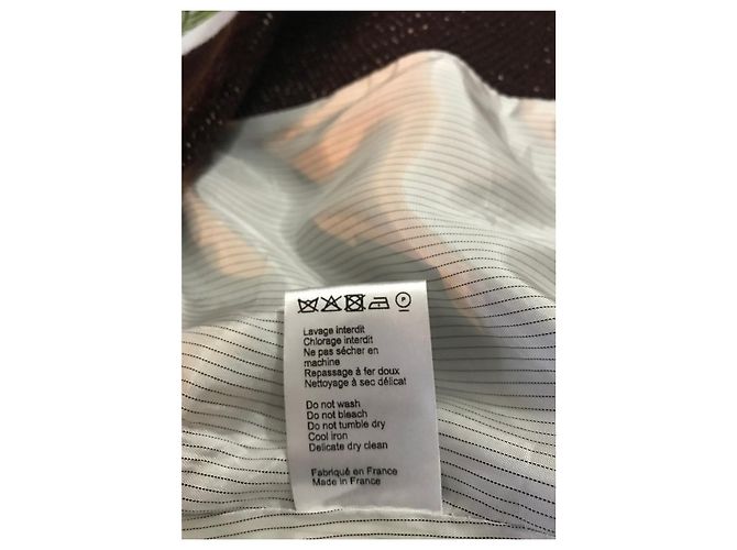 Berenice melierte braune Langarmjacke Dunkelbraun - Ansicht 4