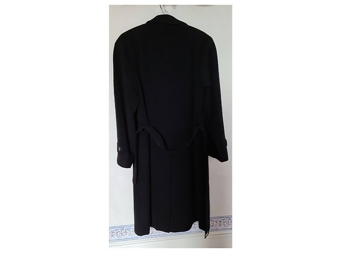 Corneliani Navy Blue Wool Coat - view 2