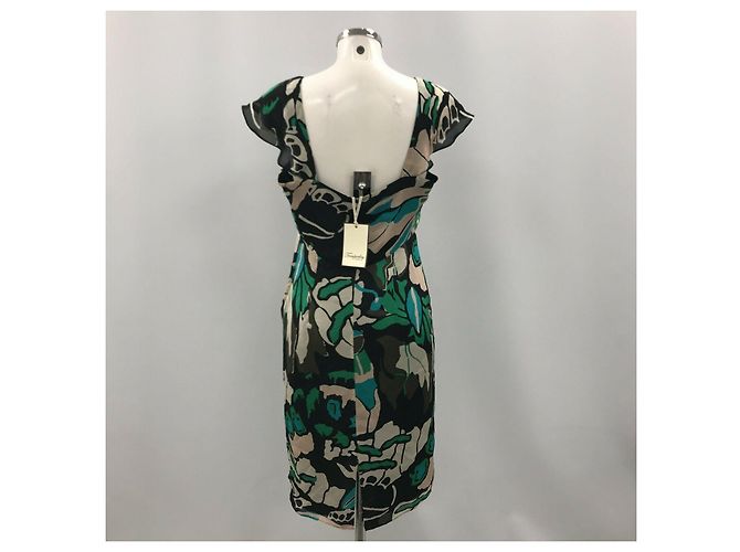 Temperley London Temperley mehrfarbiges Seidenkleid NEU Mehrfarben - Ansicht 3