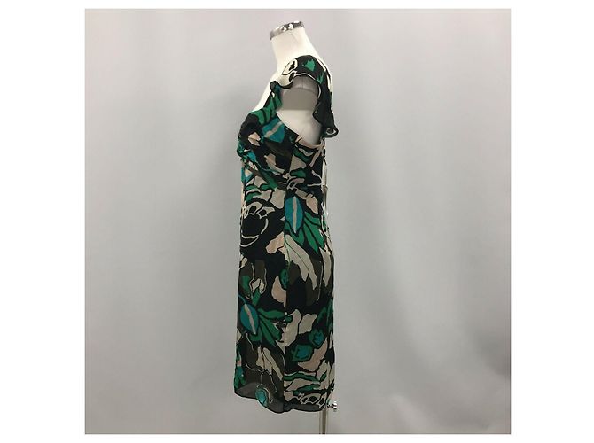 Temperley London Temperley mehrfarbiges Seidenkleid NEU Mehrfarben - Ansicht 4