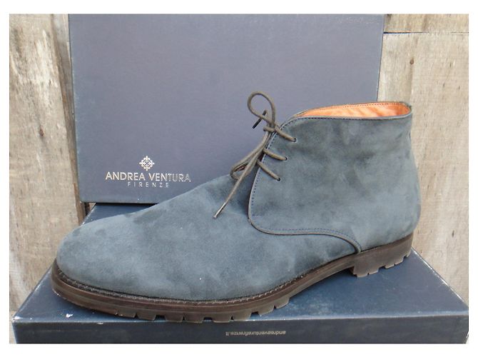 Autre Marque Stivaletti foderati Andrea Ventura p 45 Blu - vista 7
