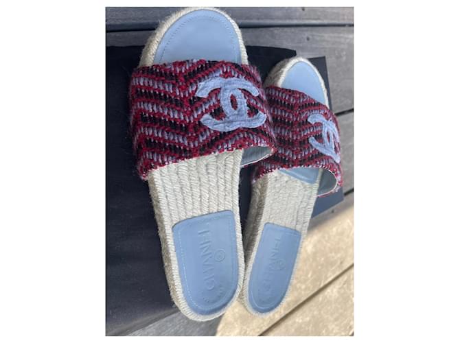 Chanel Maultiere Bordeaux - Ansicht 4