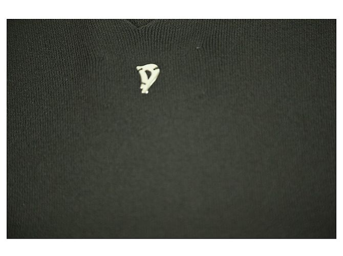 Dondup Blusa sin mangas de viscosa negra holgada sin mangas talla XS Negro - vista 4