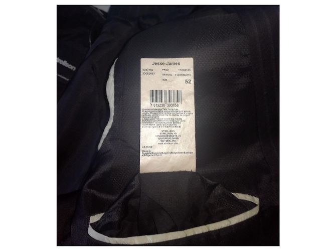 Autre Marque Strellson Jesse James NWT Blazer in lana nera Nero - vista 8