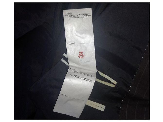 Autre Marque Strellson Bailey Manhattan Blazer in lana a righe marrone - vista 10