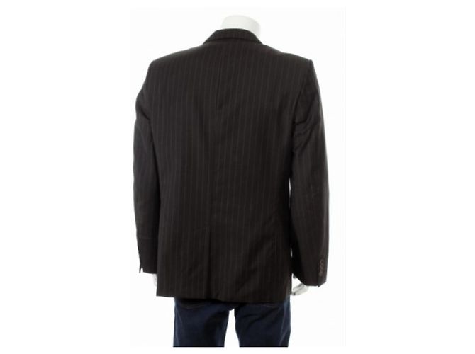 Autre Marque Strellson Bailey Manhattan Blazer in lana a righe marrone - vista 2