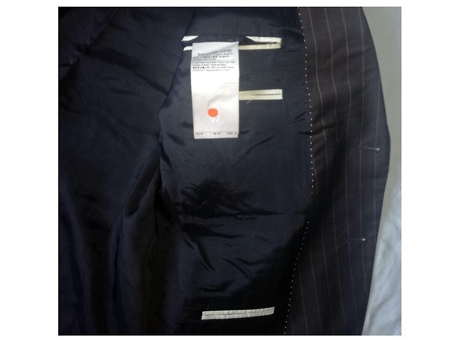 Autre Marque Strellson Bailey Manhattan Blazer in lana a righe marrone - vista 8