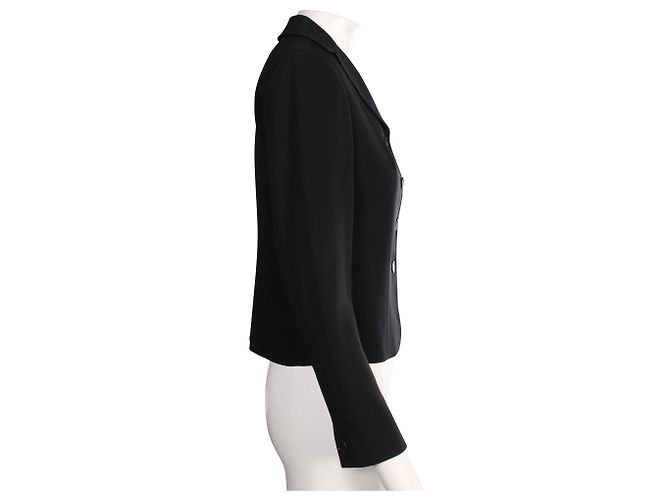 Ann Taylor 4 Chaqueta de trajes de botones Negro - vista 4